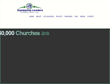 Tablet Screenshot of equippingleadersinternational.org